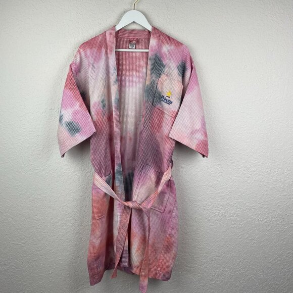 Sola Robe Womens One Size Princess Hotels And Resorts Pink Blue Mid Length - Picture 3 of 10